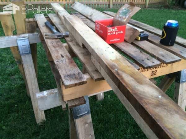 How I Made a Pallet Deck Pallet Terraces & Pallet Patios How I Made a Pallet Deck Pallet Terraces & Pallet Patios