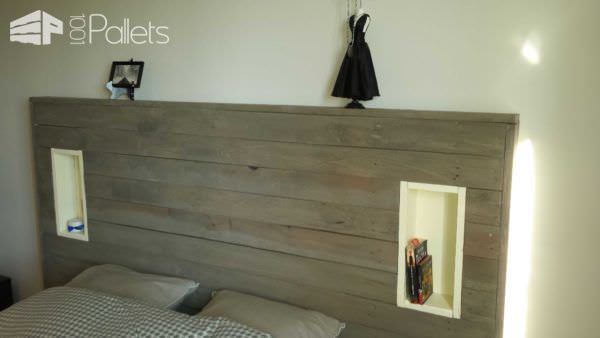 My Pallet Headboard With Lights & Electric Outlet Pallet Beds, Pallet Headboards & Frames My Pallet Headboard With Lights & Electric Outlet Pallet Beds, Pallet Headboards & Frames