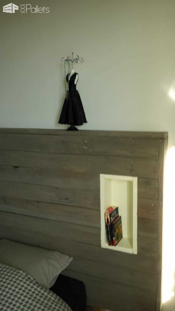 My Pallet Headboard With Lights & Electric Outlet Pallet Beds, Pallet Headboards & Frames My Pallet Headboard With Lights & Electric Outlet Pallet Beds, Pallet Headboards & Frames