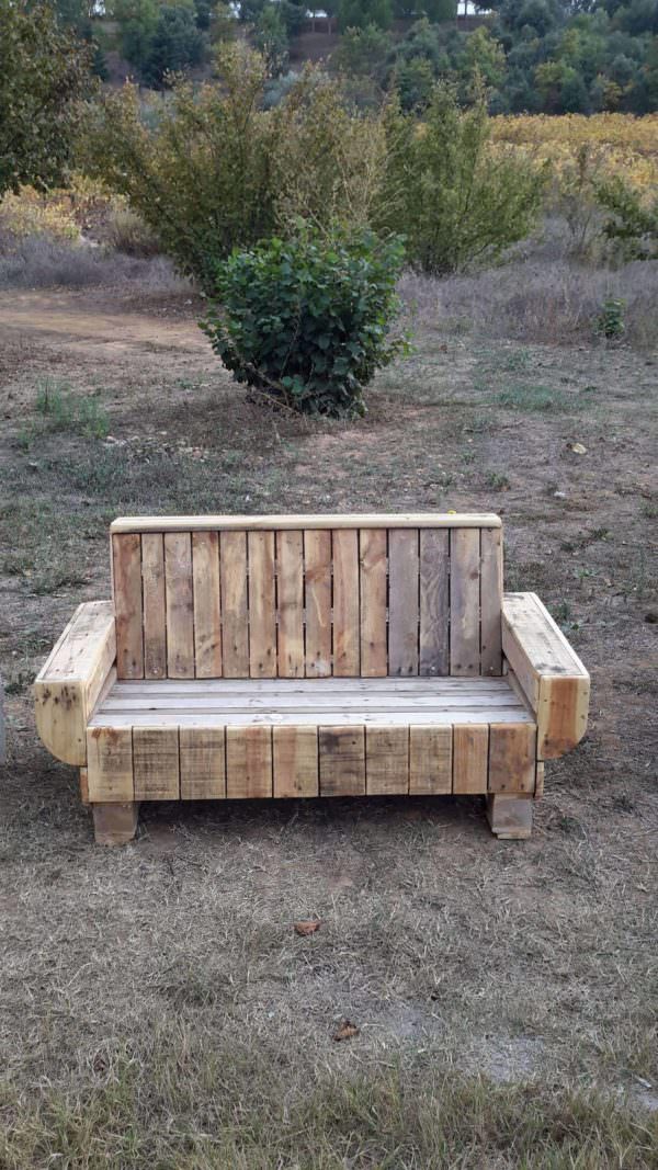 Outdoor Pallet Bench Pallet Benches, Pallet Chairs & Stools Outdoor Pallet Bench Pallet Benches, Pallet Chairs & Stools