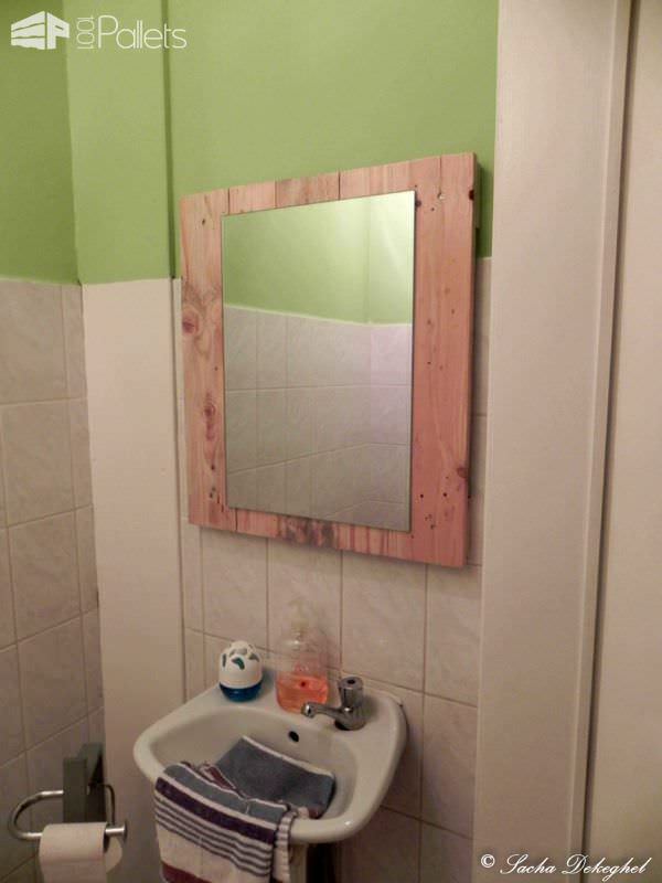 Support Mirroir / Pallet Mirror Pallet Wall Decor & Pallet Painting Support Mirroir / Pallet Mirror Pallet Wall Decor & Pallet Painting