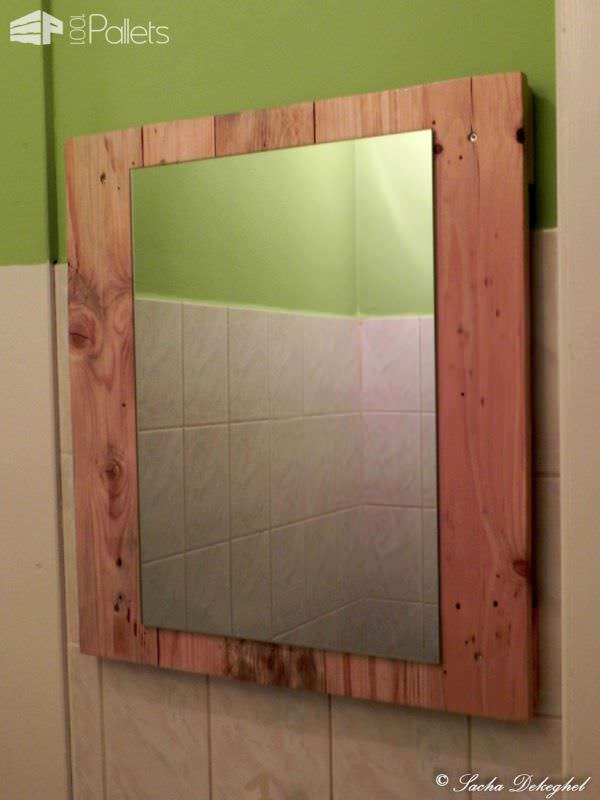 Support Mirroir / Pallet Mirror Pallet Wall Decor & Pallet Painting Support Mirroir / Pallet Mirror Pallet Wall Decor & Pallet Painting