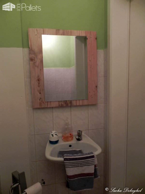 Support Mirroir / Pallet Mirror Pallet Wall Decor & Pallet Painting Support Mirroir / Pallet Mirror Pallet Wall Decor & Pallet Painting