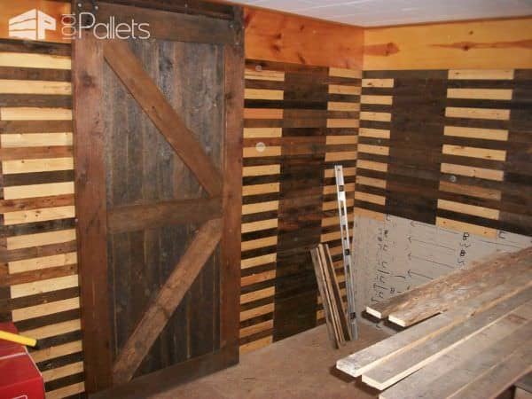 Walls & Sliding Barn Door Made from Pallets Pallet Walls & Pallet Doors Walls & Sliding Barn Door Made from Pallets Pallet Walls & Pallet Doors