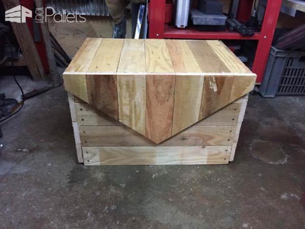 A Pallet Chest That Looks like a Vintage Van Pallet Boxes & Chests A Pallet Chest That Looks like a Vintage Van Pallet Boxes & Chests