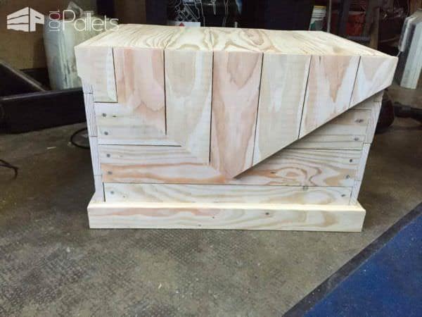A Pallet Chest That Looks like a Vintage Van Pallet Boxes & Chests A Pallet Chest That Looks like a Vintage Van Pallet Boxes & Chests
