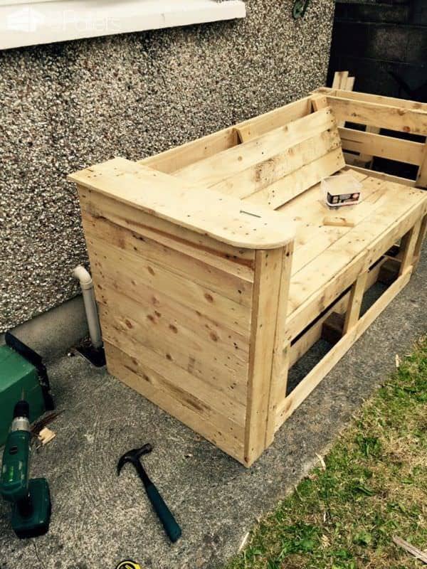 Garden Pallet Bench Lounges & Garden Sets Pallet Benches, Pallet Chairs & Stools Garden Pallet Bench Lounges & Garden Sets Pallet Benches, Pallet Chairs & Stools