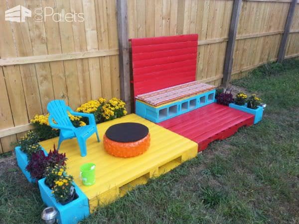 How I Built My Grand Daughter Her Own Patio Fun Pallet Crafts for Kids How I Built My Grand Daughter Her Own Patio Fun Pallet Crafts for Kids