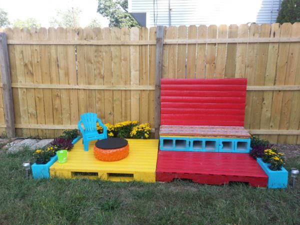 How I Built My Grand Daughter Her Own Patio Fun Pallet Crafts for Kids How I Built My Grand Daughter Her Own Patio Fun Pallet Crafts for Kids