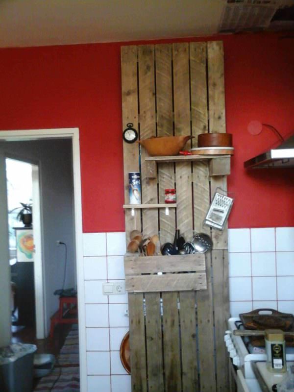 Kitchen Cupboard Made By Roel Pallet Shelves & Pallet Coat Hangers Kitchen Cupboard Made By Roel Pallet Shelves & Pallet Coat Hangers
