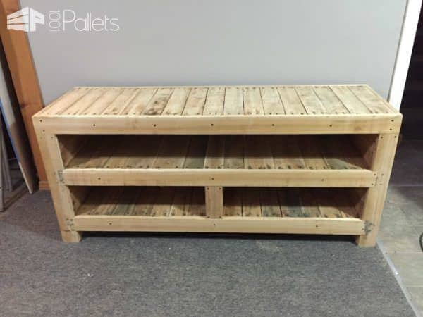 Pallet Entertainment Unit Pallet TV Stands & Racks Pallet Entertainment Unit Pallet TV Stands & Racks
