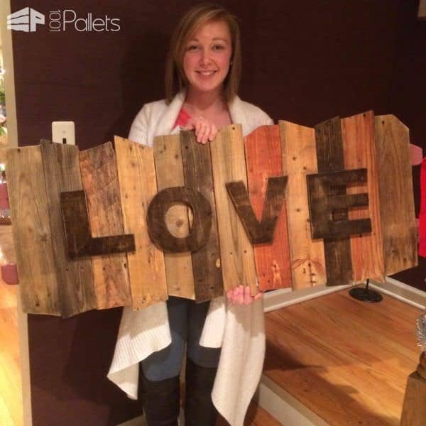 Pallet Love Sign Pallet Wall Decor & Pallet Painting Pallet Love Sign Pallet Wall Decor & Pallet Painting