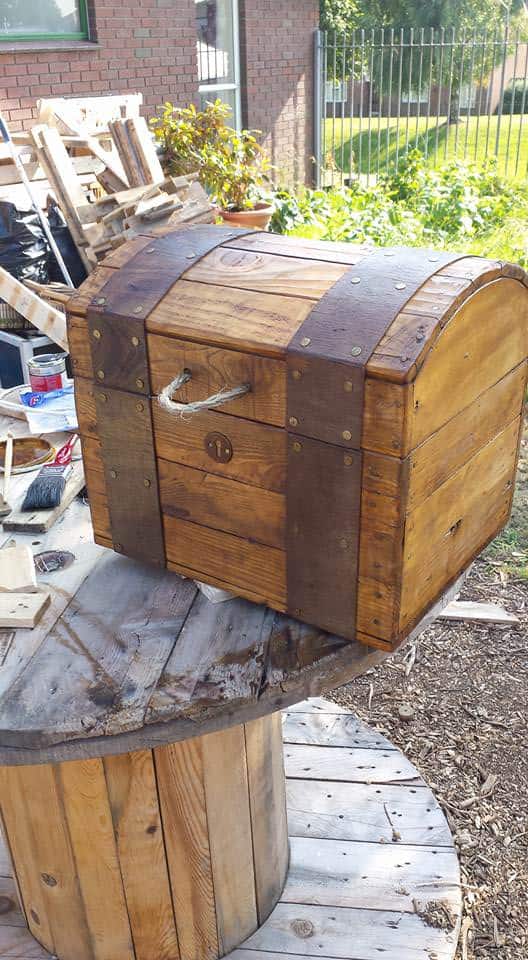 Treasure Chest Out of Repurposed Pallet Wood Pallet Boxes & Chests Treasure Chest Out of Repurposed Pallet Wood Pallet Boxes & Chests
