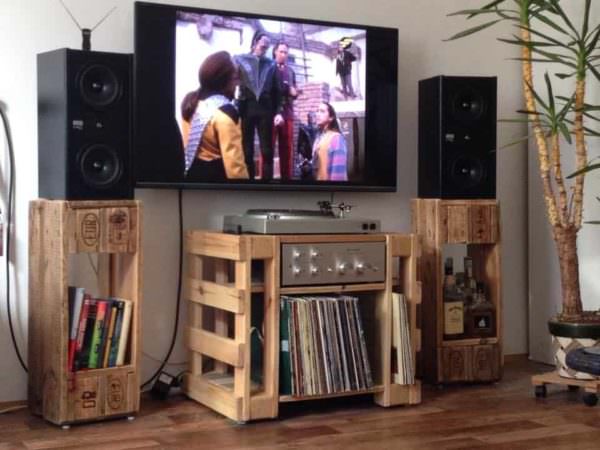 Turntable/Hi-fi/Lp Table & Speaker Stands Pallet TV Stands & Racks Turntable/Hi-fi/Lp Table & Speaker Stands Pallet TV Stands & Racks