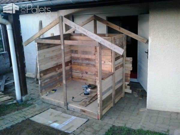 Cabane De Jardin Pour Enfants / Children Play House & Its Making of Pallet Sheds, Cabins, Huts & Playhouses Cabane De Jardin Pour Enfants / Children Play House & Its Making of Pallet Sheds, Cabins, Huts & Playhouses