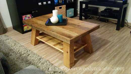 Coffee Table Made from Pallets / Table Basse En Bois De Palettes Pallet Coffee Tables Coffee Table Made from Pallets / Table Basse En Bois De Palettes Pallet Coffee Tables