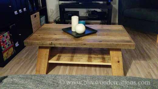 Coffee Table Made from Pallets / Table Basse En Bois De Palettes Pallet Coffee Tables Coffee Table Made from Pallets / Table Basse En Bois De Palettes Pallet Coffee Tables