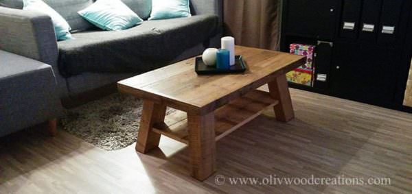 Coffee Table Made from Pallets / Table Basse En Bois De Palettes Pallet Coffee Tables Coffee Table Made from Pallets / Table Basse En Bois De Palettes Pallet Coffee Tables