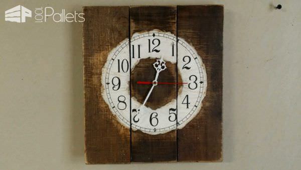 From One Old Pallet To Four Clocks Pallet Clocks Pallet Home Accessories From One Old Pallet To Four Clocks Pallet Clocks Pallet Home Accessories