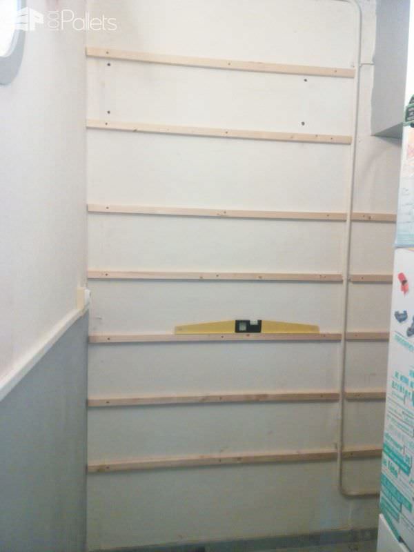 Garde Manger / Pallet Pantry Pallet Shelves & Pallet Coat Hangers Garde Manger / Pallet Pantry Pallet Shelves & Pallet Coat Hangers