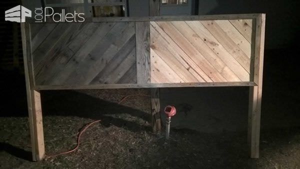 King Sized Pallet Headboard from an Old Door Pallet Beds, Pallet Headboards & Frames King Sized Pallet Headboard from an Old Door Pallet Beds, Pallet Headboards & Frames
