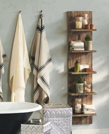 17 Rustic Bathroom Ideas You Can Make With Pallet Wood Pallet Shelves & Pallet Coat Hangers 17 Rustic Bathroom Ideas You Can Make With Pallet Wood Pallet Shelves & Pallet Coat Hangers