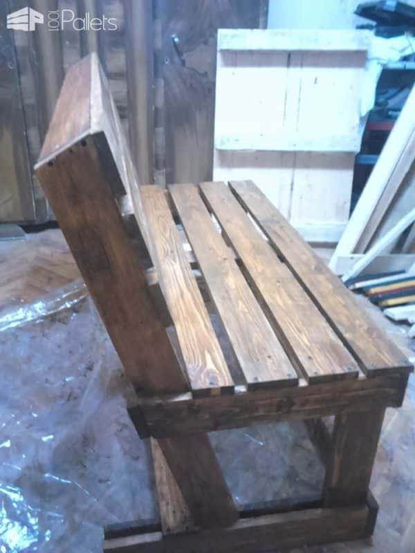 Diy: Bench from 2 Pallets Pallet Benches, Pallet Chairs & Stools Diy: Bench from 2 Pallets Pallet Benches, Pallet Chairs & Stools