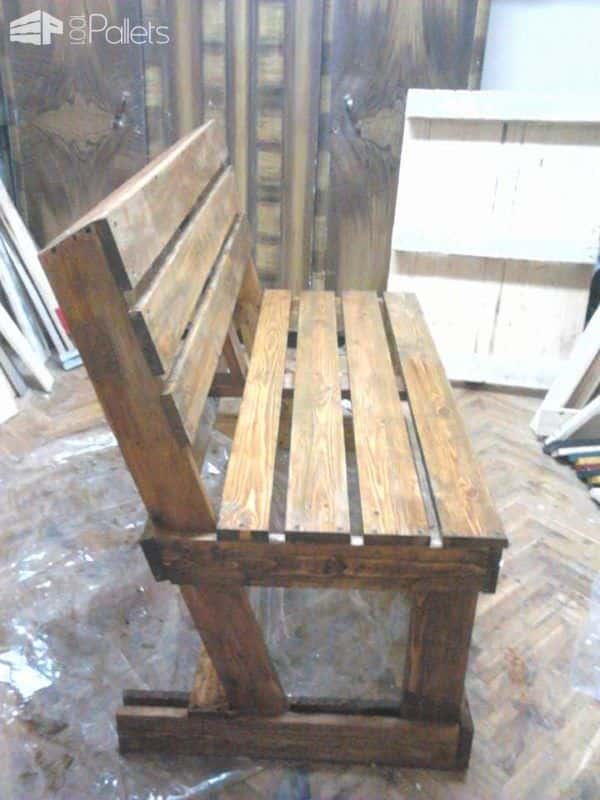 Diy: Bench from 2 Pallets Pallet Benches, Pallet Chairs & Stools Diy: Bench from 2 Pallets Pallet Benches, Pallet Chairs & Stools