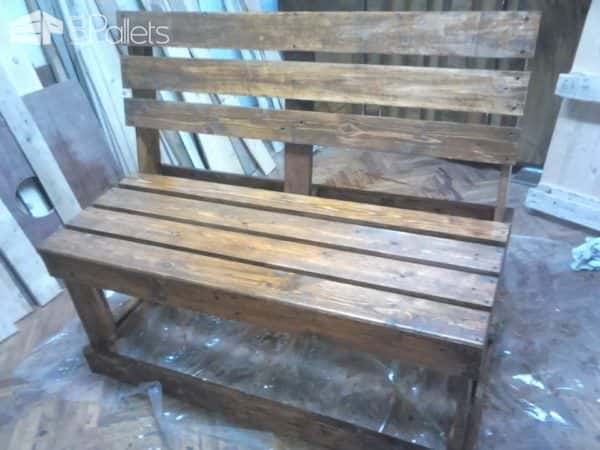 Diy: Bench from 2 Pallets Pallet Benches, Pallet Chairs & Stools Diy: Bench from 2 Pallets Pallet Benches, Pallet Chairs & Stools