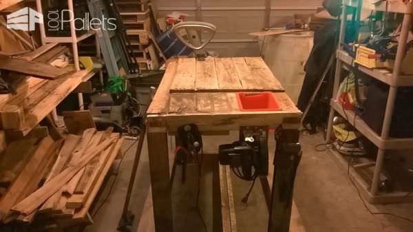 Diy Multi-purpose Pallet Workbench Pallet Desks & Pallet Tables Diy Multi-purpose Pallet Workbench Pallet Desks & Pallet Tables