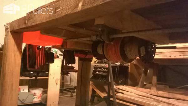 Diy Multi-purpose Pallet Workbench Pallet Desks & Pallet Tables Diy Multi-purpose Pallet Workbench Pallet Desks & Pallet Tables