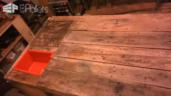 Diy Multi-purpose Pallet Workbench Pallet Desks & Pallet Tables Diy Multi-purpose Pallet Workbench Pallet Desks & Pallet Tables