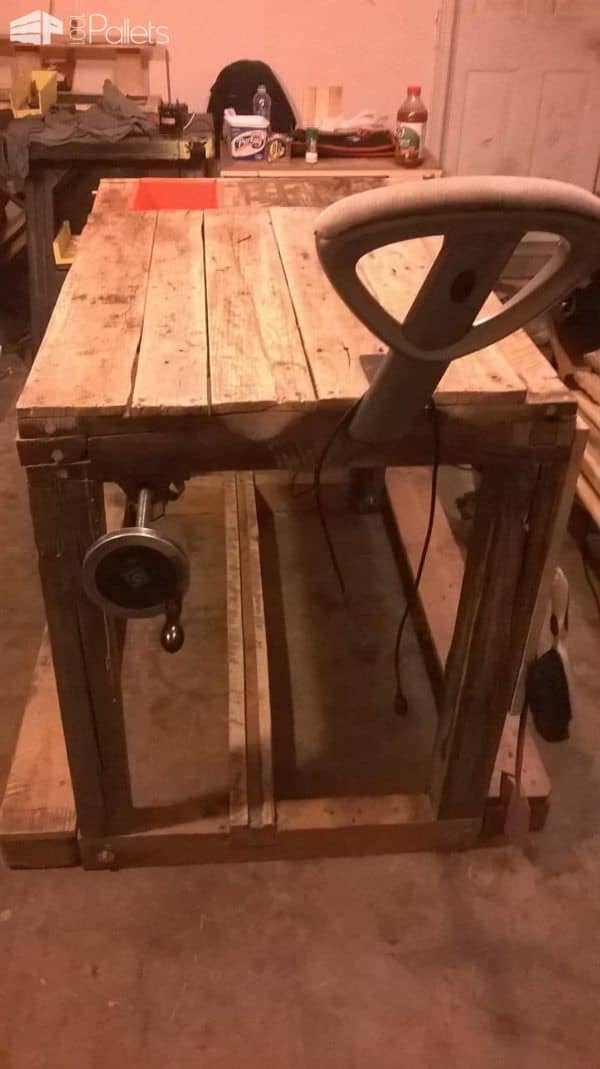 Diy Multi-purpose Pallet Workbench Pallet Desks & Pallet Tables Diy Multi-purpose Pallet Workbench Pallet Desks & Pallet Tables