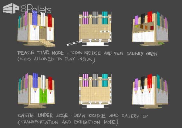 Castle Crayon – Activity House for Kids Fun Pallet Crafts for Kids Pallet Sheds, Cabins, Huts & Playhouses Castle Crayon – Activity House for Kids Fun Pallet Crafts for Kids Pallet Sheds, Cabins, Huts & Playhouses