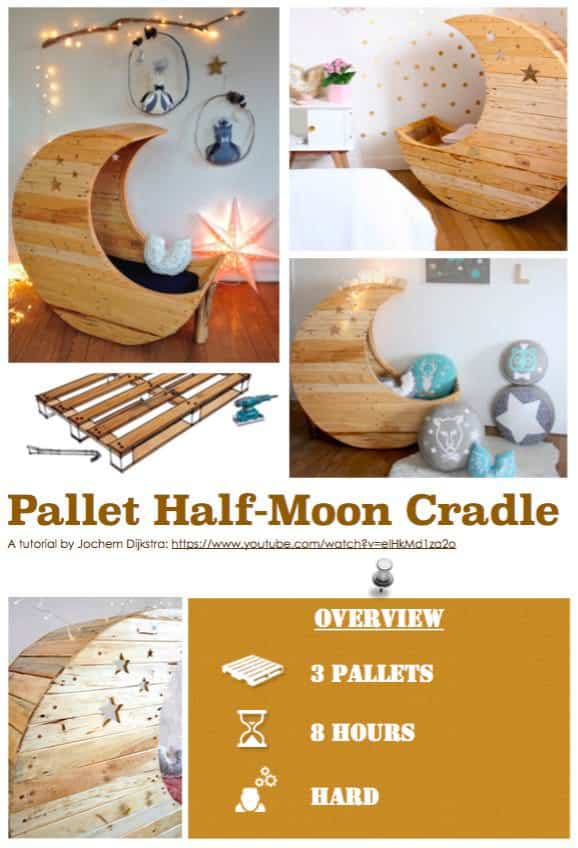Pallet Half-Moon Cradle English Tutorials Furniture Pallet Half-Moon Cradle English Tutorials Furniture