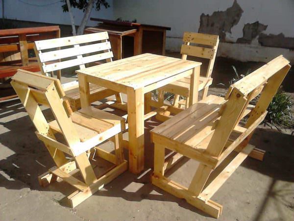Garden Furniture from Pallets Pallet Benches, Pallet Chairs & Stools Garden Furniture from Pallets Pallet Benches, Pallet Chairs & Stools
