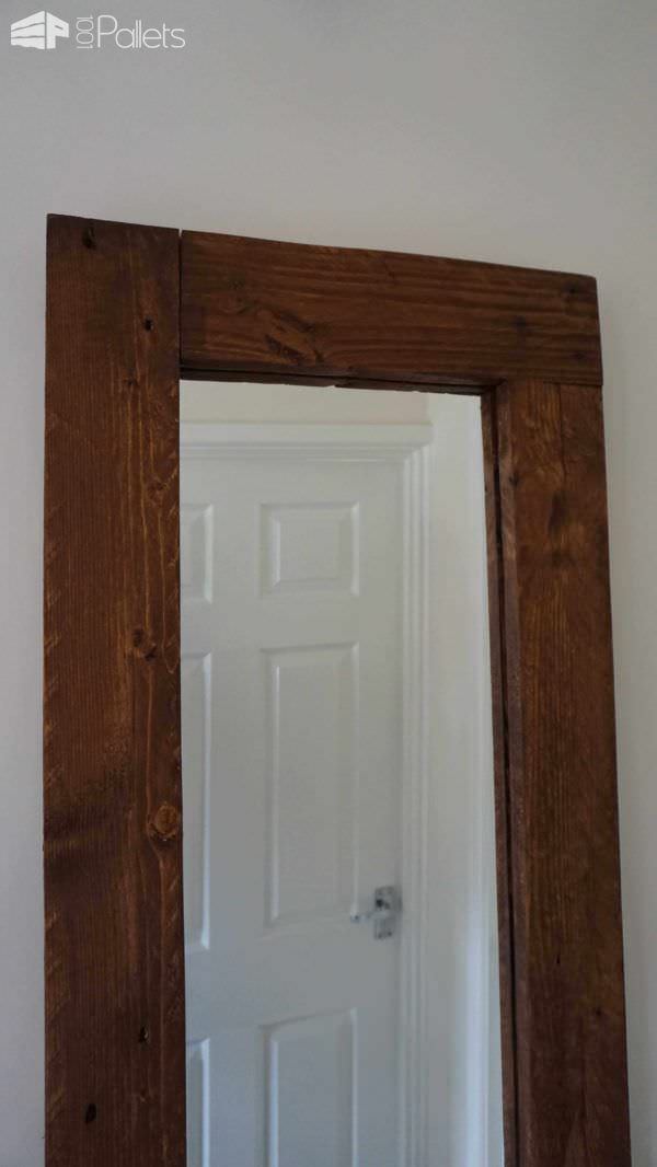 Gorgeous Pallet Mirror Frame Pallet Wall Decor & Pallet Painting Gorgeous Pallet Mirror Frame Pallet Wall Decor & Pallet Painting