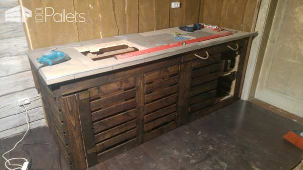 How I Made My Kitchen & Dining Area Out Of Recycled Pallets Pallet Projects How I Made My Kitchen & Dining Area Out Of Recycled Pallets Pallet Projects