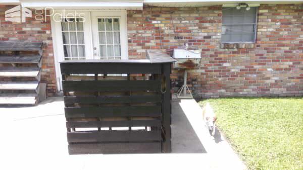 Outdoor Tiki Bar From 6 Recycled Pallets & Less than 50$ Pallet Bars Outdoor Tiki Bar From 6 Recycled Pallets & Less than 50$ Pallet Bars