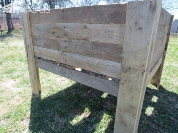 Pallet Planter to Avoid Backaches Pallet Planters & Compost Bins Pallet Planter to Avoid Backaches Pallet Planters & Compost Bins