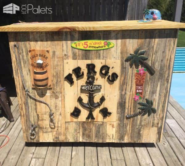Poolside Pallet Bar Pallet Bars Poolside Pallet Bar Pallet Bars