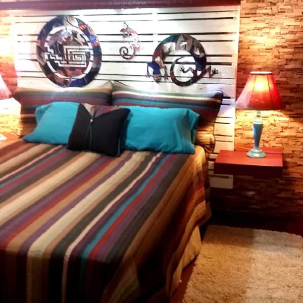 Southwestern Pallet Bed Headboard Pallet Beds, Pallet Headboards & Frames Southwestern Pallet Bed Headboard Pallet Beds, Pallet Headboards & Frames