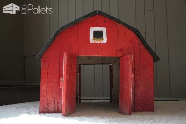 Toy Barn Made out of Pallets Fun Pallet Crafts for Kids Toy Barn Made out of Pallets Fun Pallet Crafts for Kids