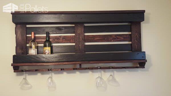 Wine Rack with One Pallet & Repurposed Wood Pallet Shelves & Pallet Coat Hangers Wine Rack with One Pallet & Repurposed Wood Pallet Shelves & Pallet Coat Hangers