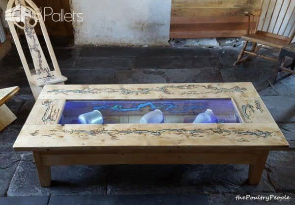 1001pallets Spring Contest 1st Place: Glow in the Dark Coffee Table Pallet Coffee Tables 1001pallets Spring Contest 1st Place: Glow in the Dark Coffee Table Pallet Coffee Tables