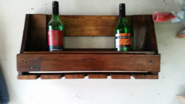 Euro Pallet Wine Rack & Glasses Holder Pallet Bars Euro Pallet Wine Rack & Glasses Holder Pallet Bars