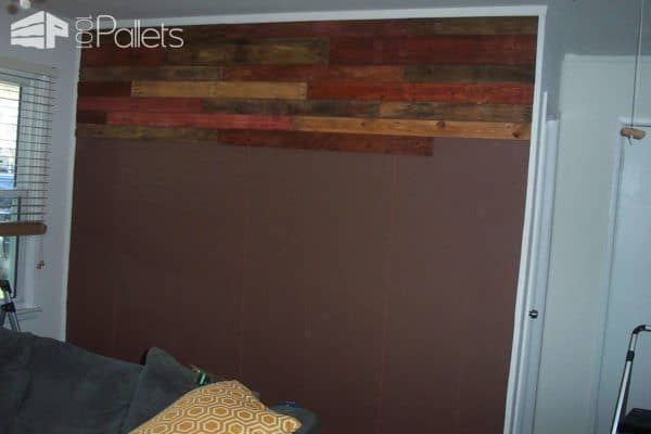 How I Made My Pallet Wall Pallet Walls & Pallet Doors How I Made My Pallet Wall Pallet Walls & Pallet Doors