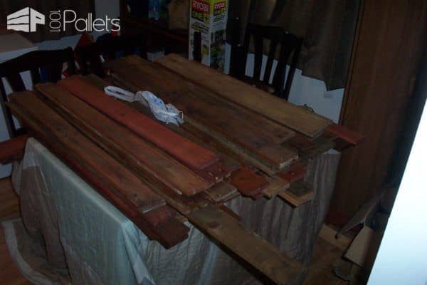 How I Made My Pallet Wall Pallet Walls & Pallet Doors How I Made My Pallet Wall Pallet Walls & Pallet Doors