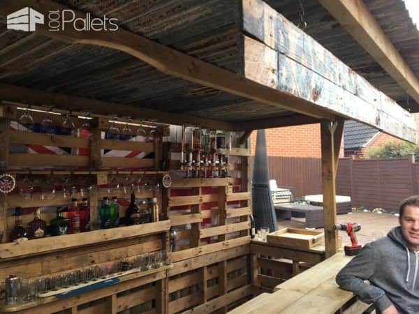 Making the Ultimate Garden Bar Using Pallets Pallet Bars Making the Ultimate Garden Bar Using Pallets Pallet Bars