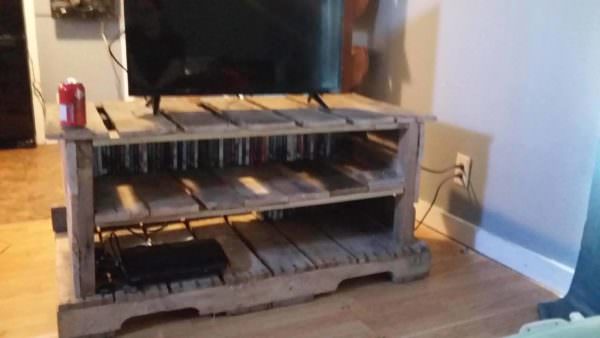 Pallet Entertainment Center Pallet TV Stands & Racks Pallet Entertainment Center Pallet TV Stands & Racks